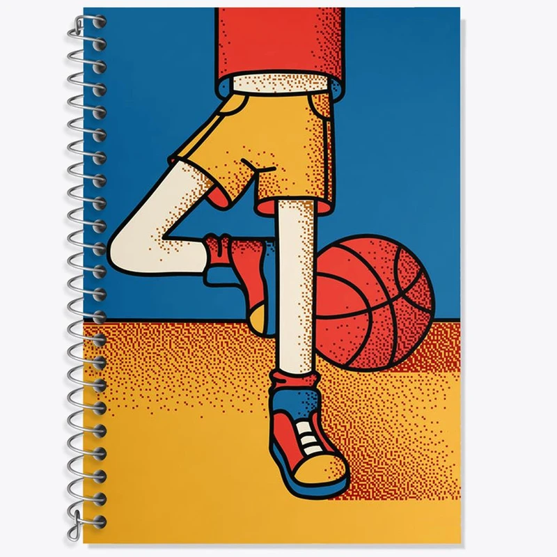 دفتر لغت 50 برگ خندالو مدل بسکتبال Basketball کد 26456