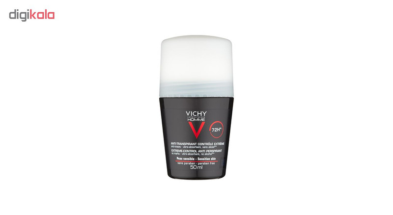 رول ضد تعریق مردانه ویشی مدل Anti-Perspirant Extreme Control حجم 50 میلی لیتر