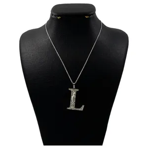 گردنبند نقره زنانه دلی جم طرح L کد D 289