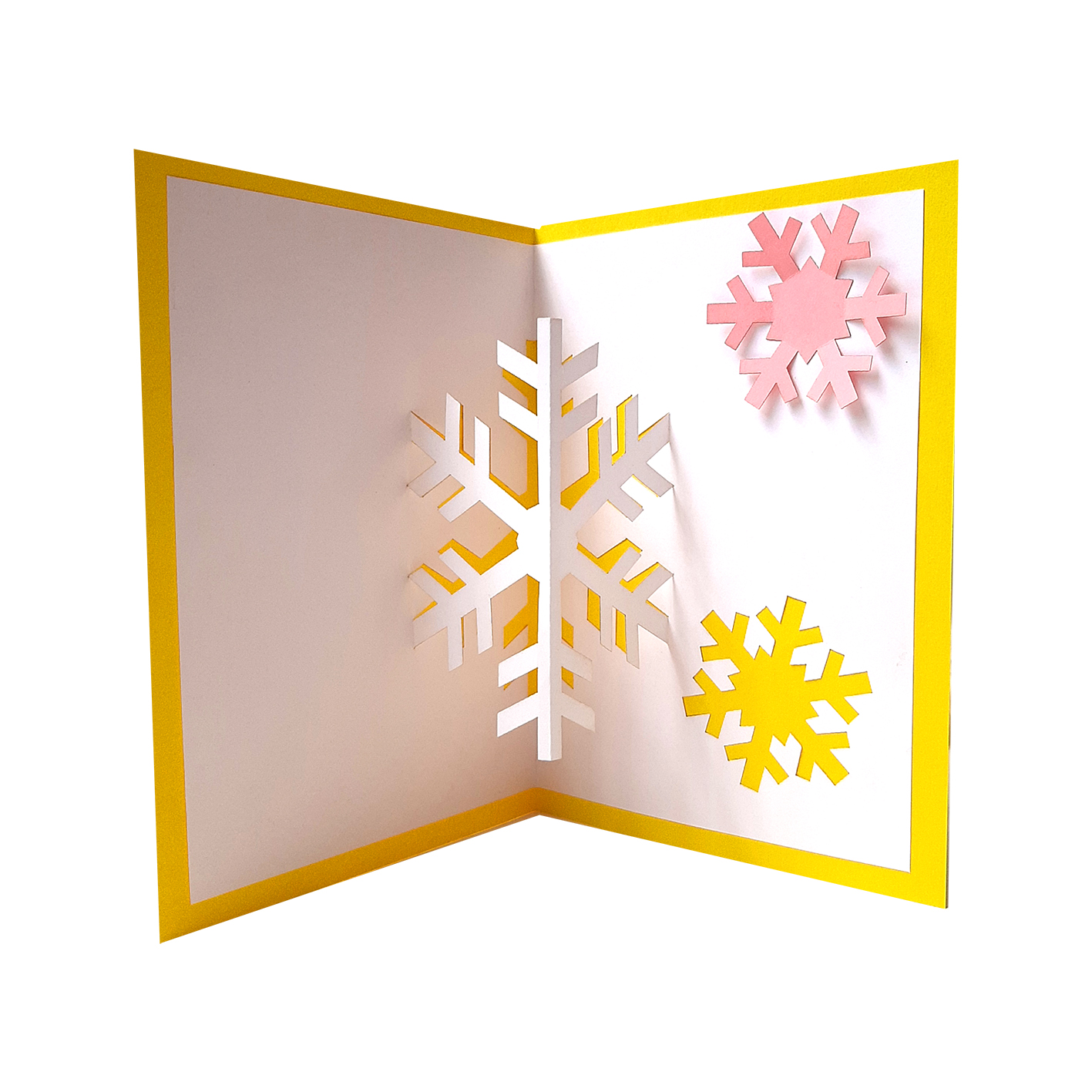 کارت پستال مدل سه بعدی کریستال برف کد 909