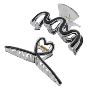 کلیپس مو زنانه مدل premium-21 مجموعه دو عددی