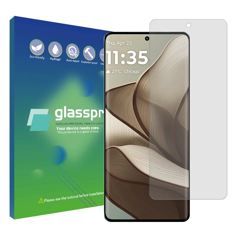 محافظ صفحه نمایش شفاف گلس پرو مدل Resistant مناسب برای گوشی موبایل موتورولا Edge 50 