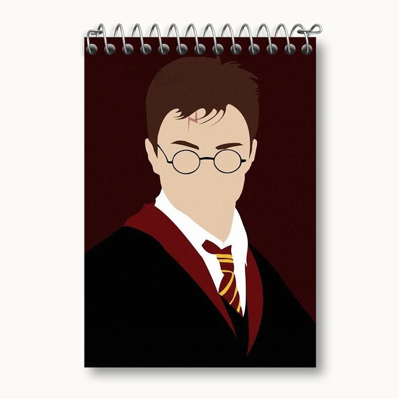 دفتر یادداشت 50 برگ خندالو طرح هری پاتر (Harry Potter) کد N2096