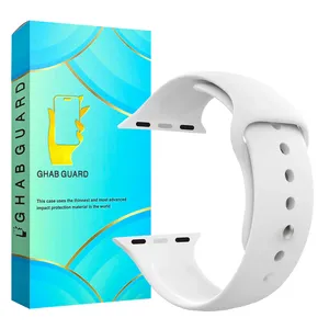 Ghab Guard BANDSILICONG Band For Apple Watch Series 7 / 8 / 9 45 mm
