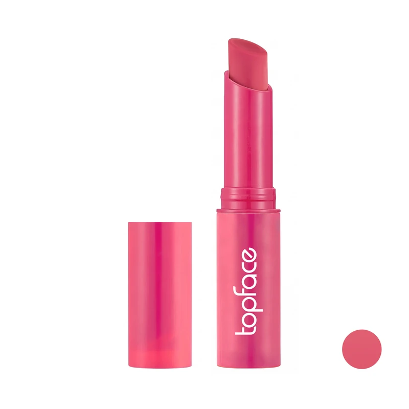 بالم لب رنگی و آبرسان تاپ فیس مدل Glow Kissed شماره 002 رنگ صورتی رزی