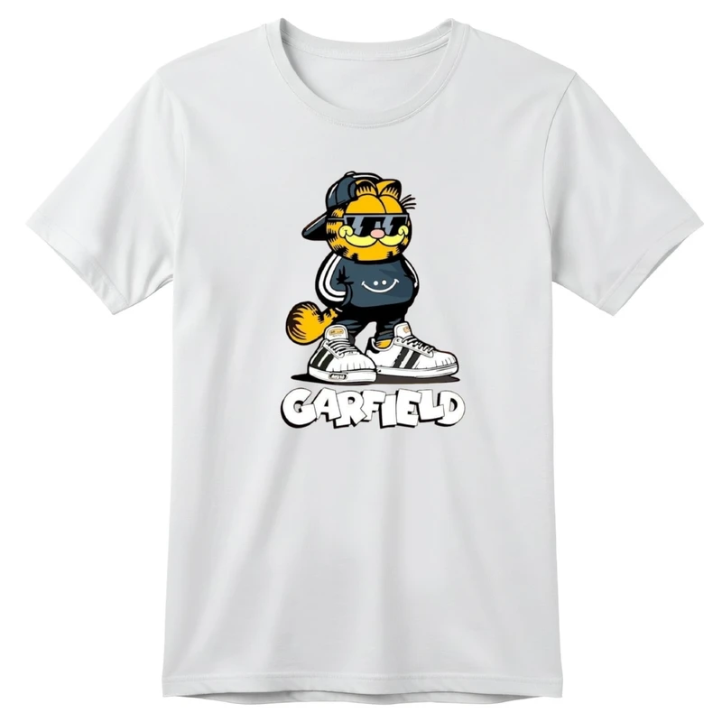 تی‌شرت آستین کوتاه بچگانه مدل گارفیلد کد v9 