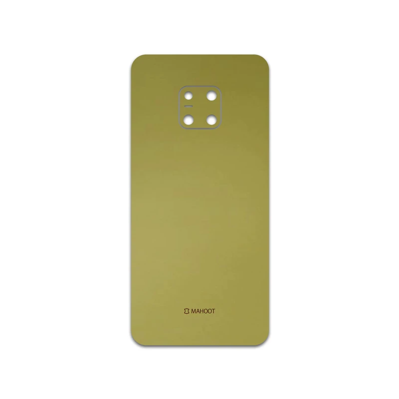 برچسب پوششی ماهوت مدل Matte-Gold مناسب برای گوشی موبایل هوآوی Mate 20 Pro