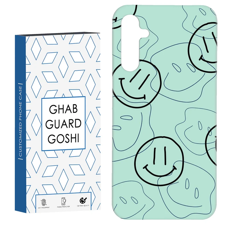 کاور قاب گارد گوشی طرح خوشحال کد Dimo-245 مناسب برای گوشی موبایل سامسونگ Galaxy A54