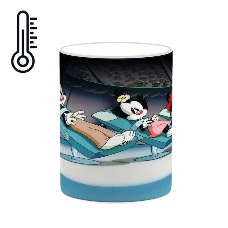 ماگ حرارتی کاکتی مدل کارتون Animaniacs کد mgh22140