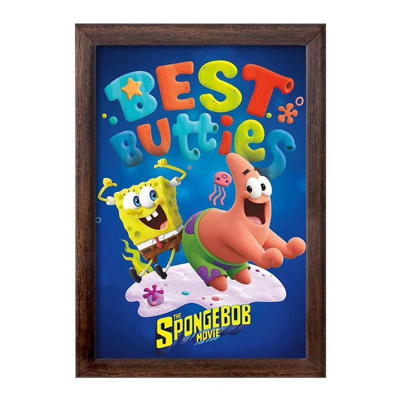 تابلو خندالو طرح پاتریک و باب اسفنجی  کد 4749