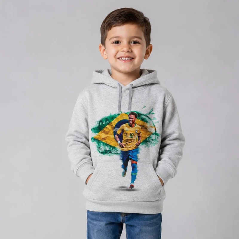 هودی پسرانه طرح نیمار کد W313