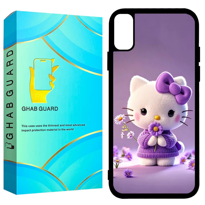کاور قاب گارد طرح کیتی مدل GCHPX مناسب برای گوشی موبایل اپل iPhone X / XS