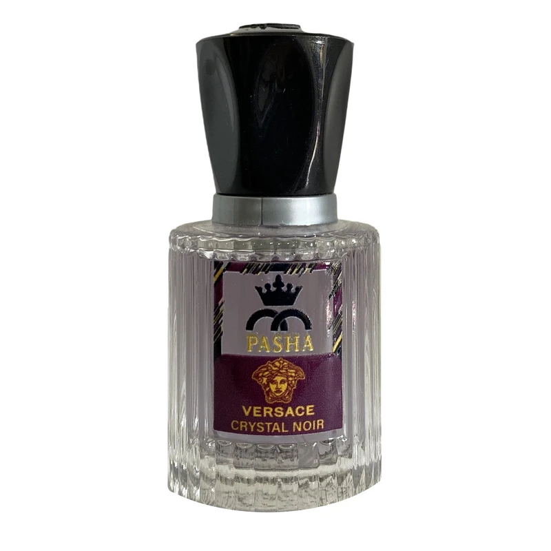 عطر جیبی زنانه پاشا مدل Versace Crystal Noir با رایحه گرم حجم 30 میلی‌لیتر