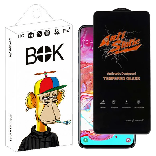 محافظ صفحه نمایش بوک مدل Antistatic Touch مناسب برای گوشی موبایل سامسونگ galaxy a70 / a70s