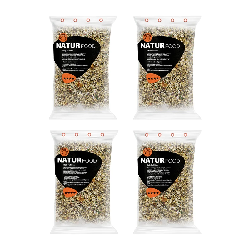 غذای قناری نیچر فود مدل 4 ستاره وزن 1 کیلوگرم بسته 4 عددی