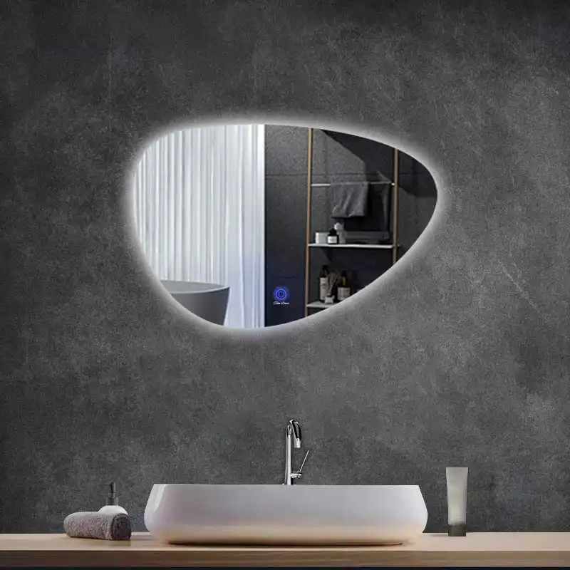 آینه سرویس بهداشتی تارا دکور مدل لمسی طرح دفرمه کد Dt195