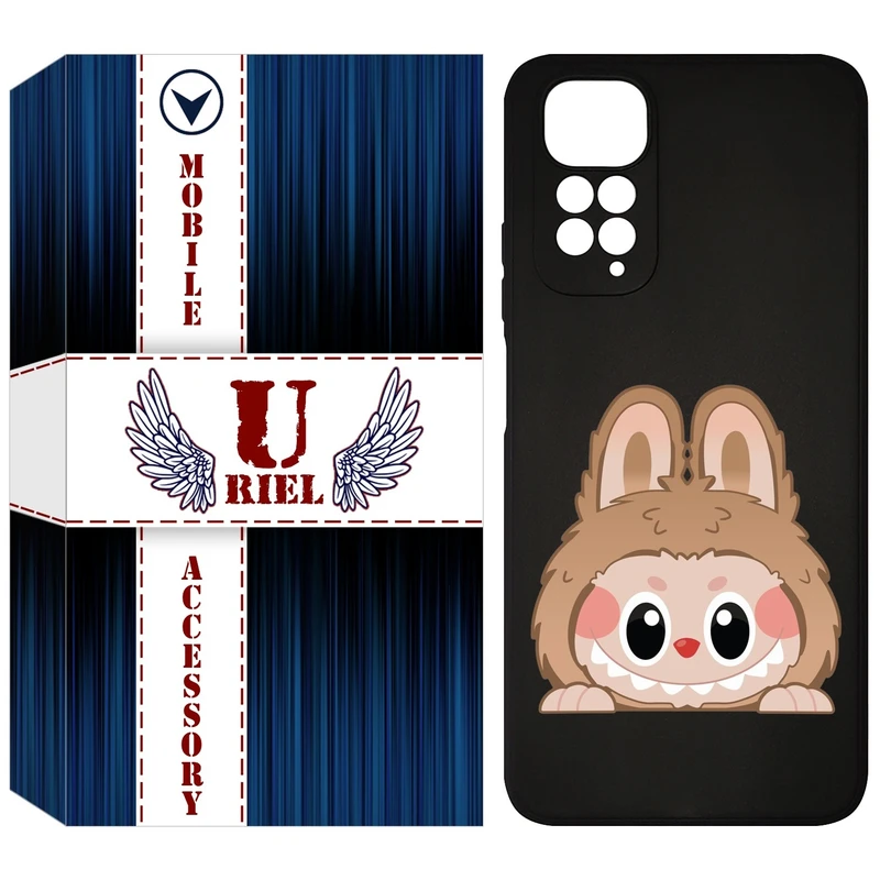 کاور یوریل مدل KSH کد 143 طرح عروسک لبوبو مناسب برای گوشی موبایل شیائومی Redmi Note 12 4G