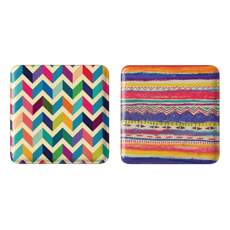 مگنت خندالو مدل نقاشی انتزاعی کد 53285334 مجموعه 2 عددی