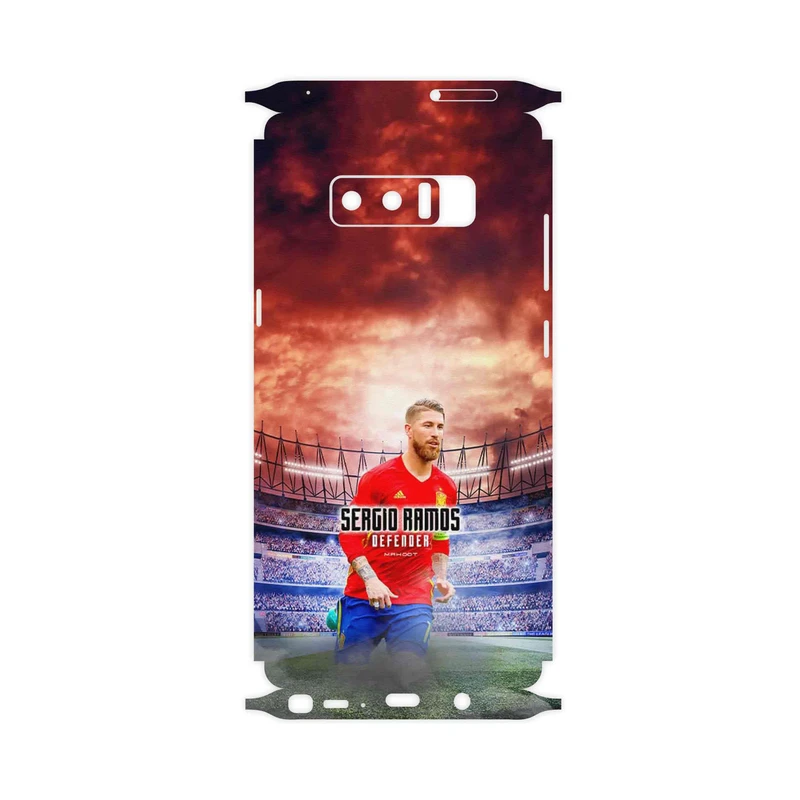 برچسب پوششی ماهوت مدل Sergio Ramos-FullSkin مناسب برای گوشی موبایل سامسونگ Galaxy Note 8
