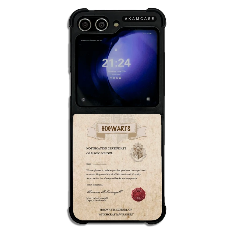 کاور آکام مدل AMC-WSGZFLIP5-HARRY POTTER-56 مناسب برای گوشی موبایل سامسونگ Galaxy Z Flip 5