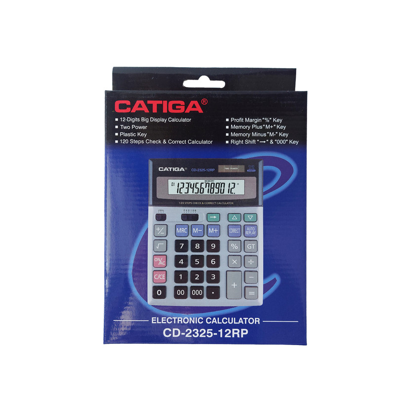 ماشین حساب کاتیگا مدل CD-2325-12RP