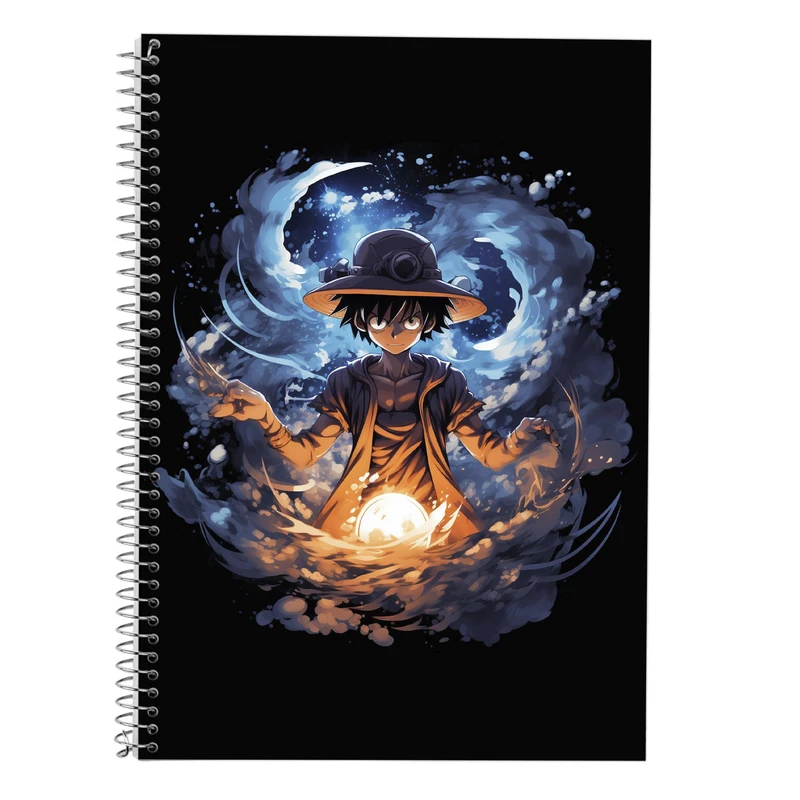 دفتر زبان 50 برگ مدوپد مدل سه خط طرح وان پیس One Piece کد DF11531