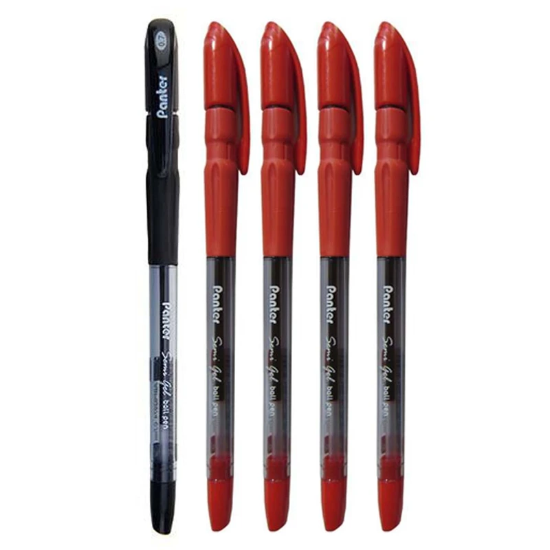 خودکار پنتر مدل Semi gel کد 922 مجموعه 5 عددی