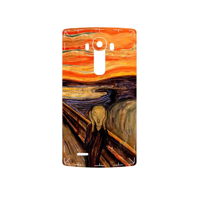 برچسب پوششی ماهوت مدل The Scream of Munch مناسب برای گوشی موبایل ال جی G4