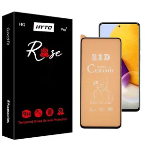محافظ صفحه نمایش سرامیکی مات هیتو مدل Rose Ceranox مناسب برای گوشی موبایل سامسونگ Galaxy a72