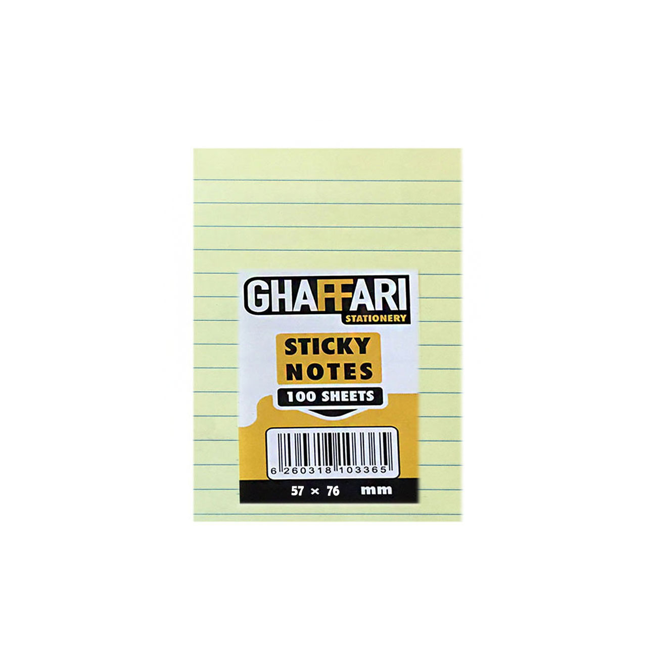 کاغذ یادداشت چسبدار غفاری کد ZF5776