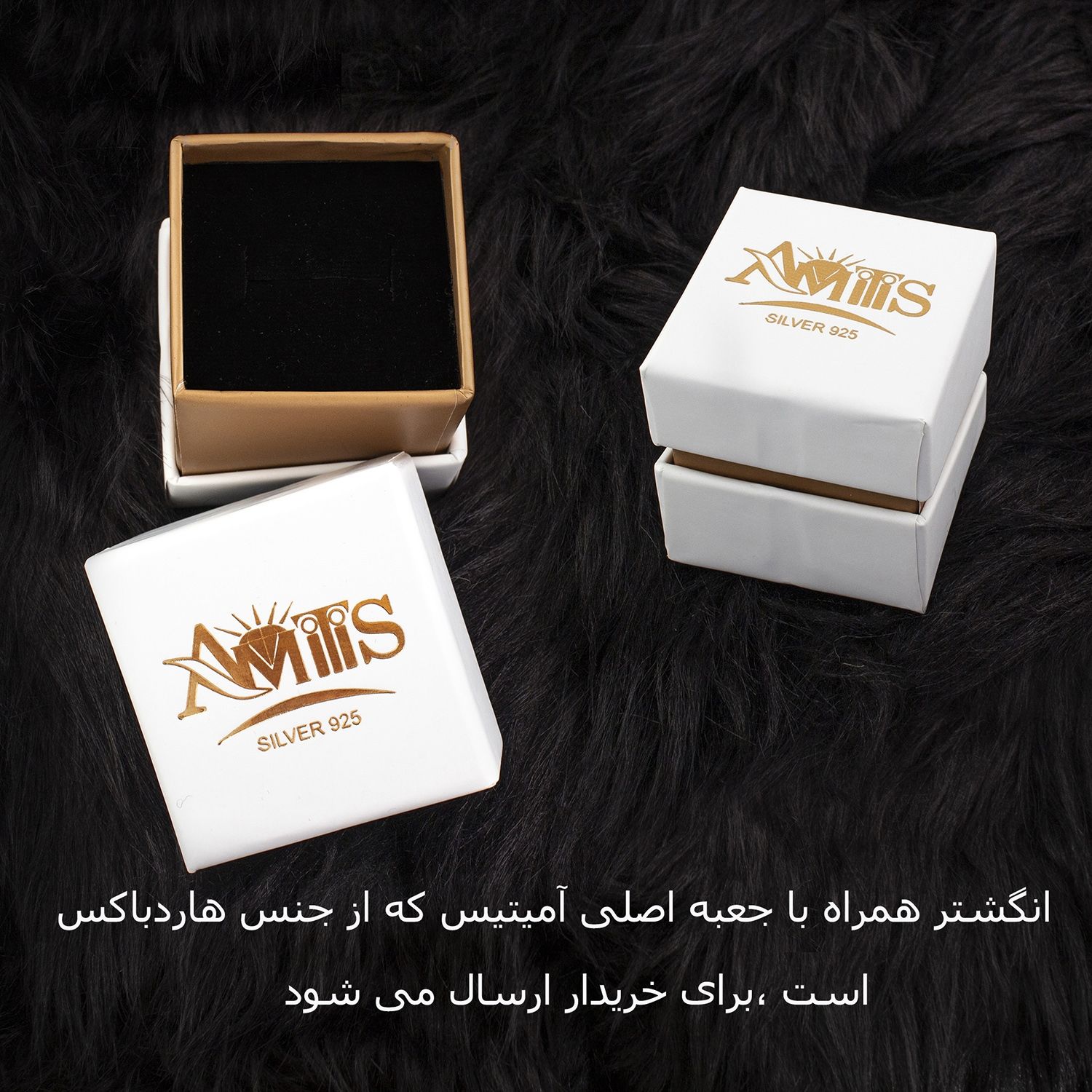 انگشتر نقره زنانه مدل AVN_R088 -  - 9