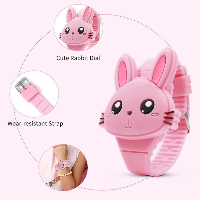 ساعت مچی دیجیتال مدل عروسکی فانتزی سیلیکونی طرح گربه کیوت کد 1 ساعت مچی دیجیتال مدل عروسکی فانتزی سیلیکونی طرح گربه کیوت کد 1