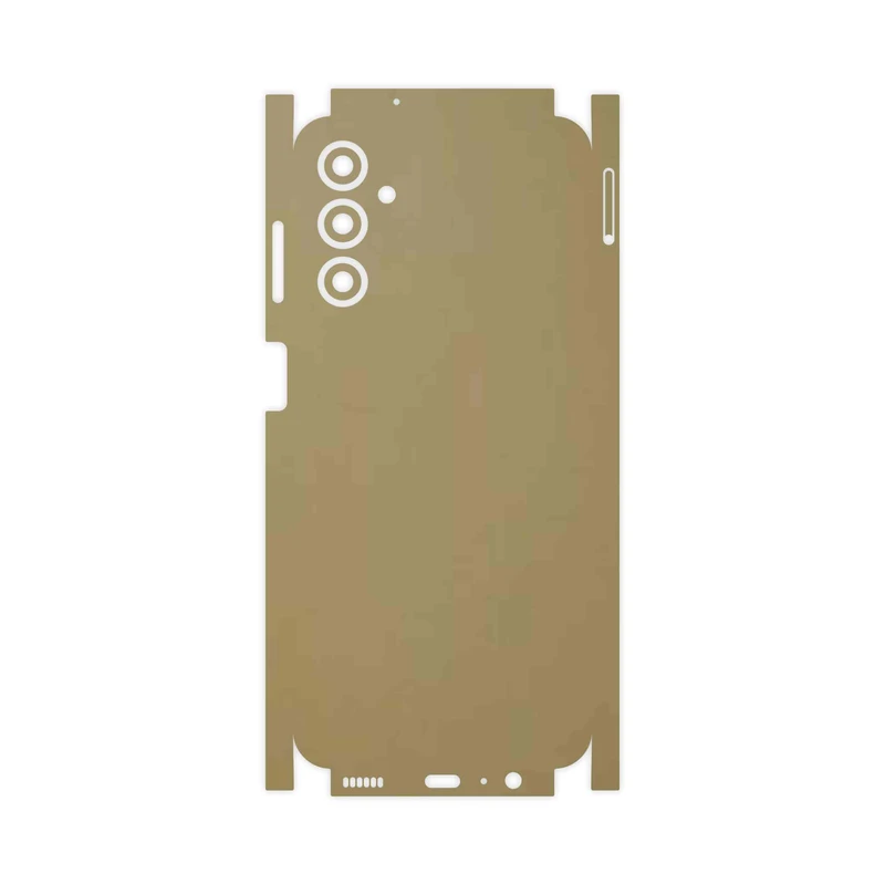 برچسب پوششی ماهوت مدل Matte-Gold-FullSkin مناسب برای گوشی موبایل سامسونگ Galaxy M14