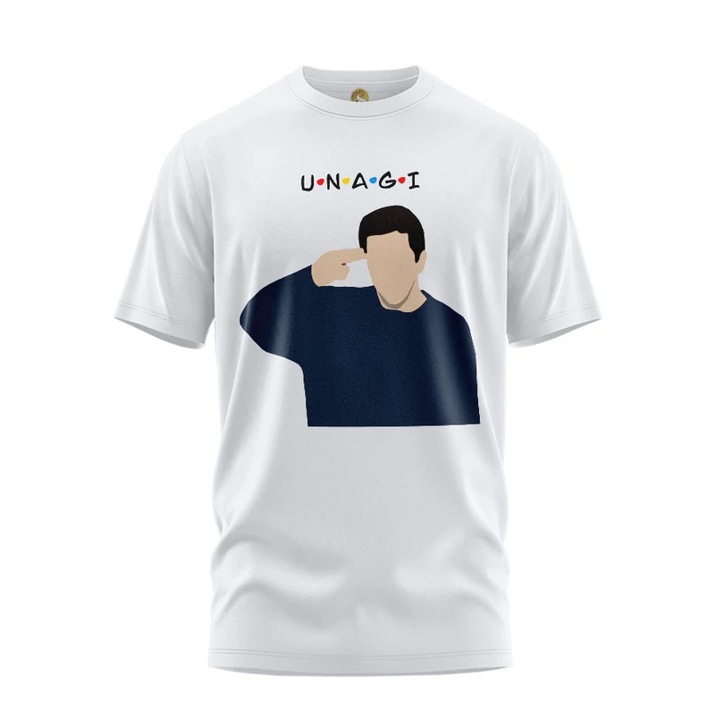 تی شرت آستین کوتاه مردانه هومرو مدل TW423 طرح فرندز