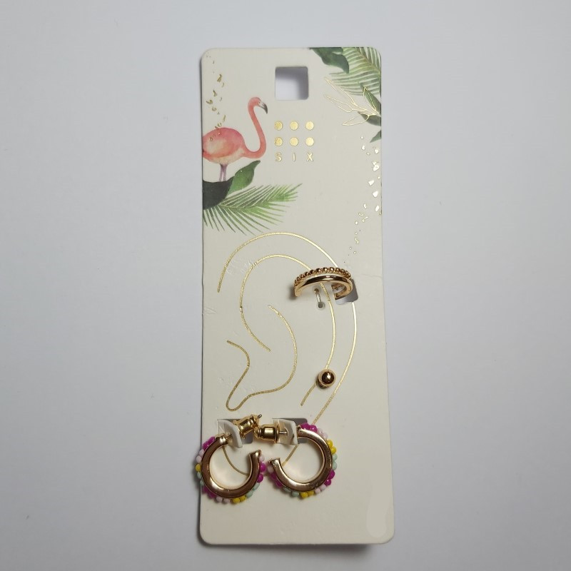 پیرسینگ زنانه سیکس مدل 5534 مجموعه ۴ عددی پیرسینگ زنانه سیکس مدل 5534 مجموعه ۴ عددی