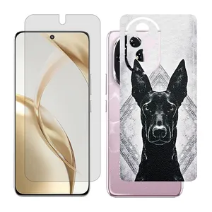 Glass Together model matte screen protector suitable for Honor 200 mobile phone with back cover sticker