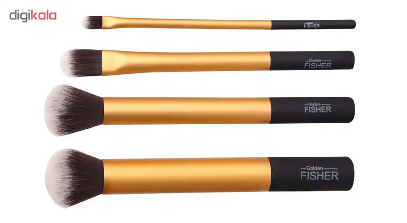 ست برس آرایشی گلدن فیشر کد 20020 مجموعه 4 عددی