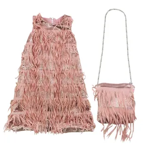 ست پیراهن و کیف دخترانه مدل miniera 610