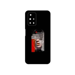 MAHOOT Collage of Mouth Cover Sticker for Xiaomi Redmi 10