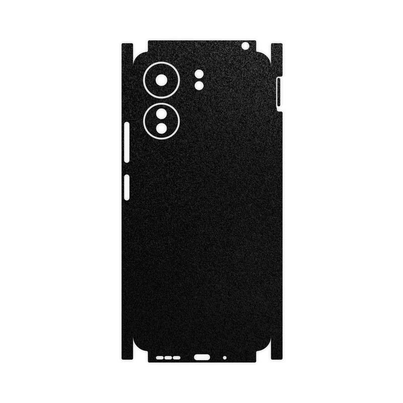 برچسب پوششی ماهوت مدل Black-Suede-FullSkin مناسب برای گوشی موبایل شیائومی Poco C65