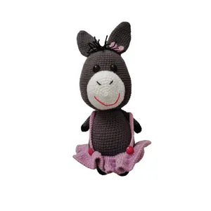 عروسک بافتنی مدل الاغ بامزه