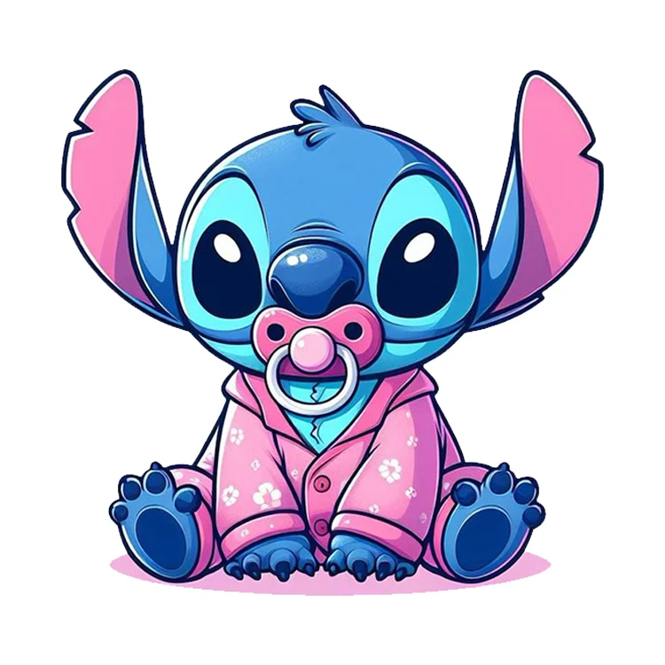 استیکر پارچه و لباس پاد آفرین مدل کارتون استیچ کد DKST82