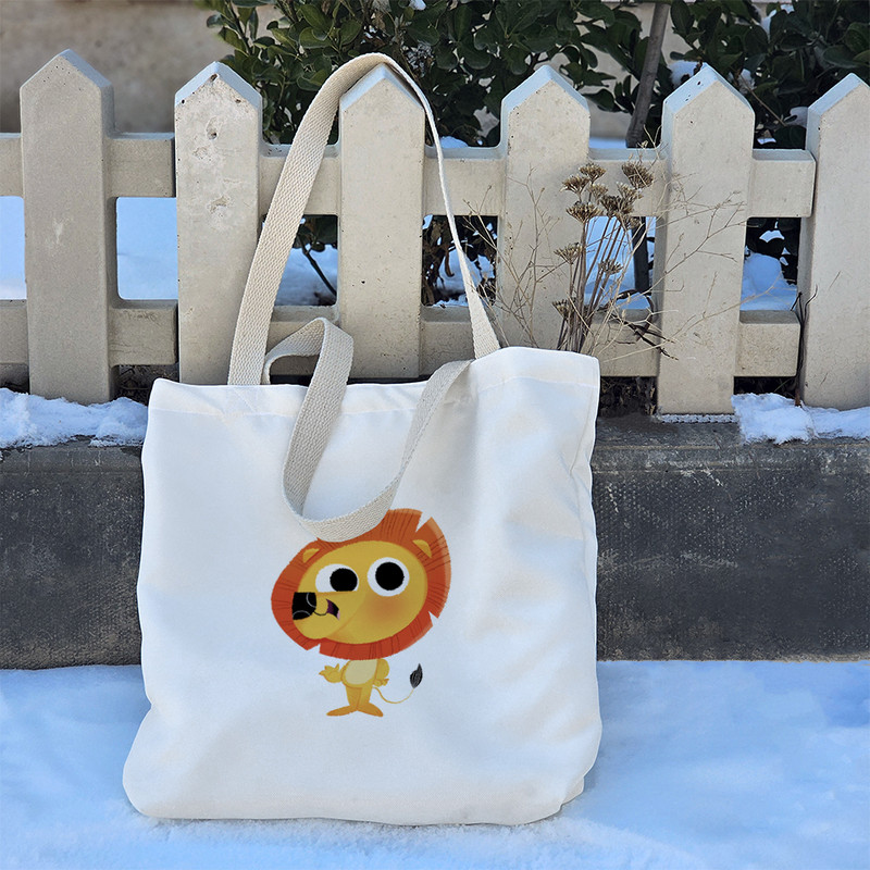 ساک خرید خندالو مدل شیر بامزه کد H1672