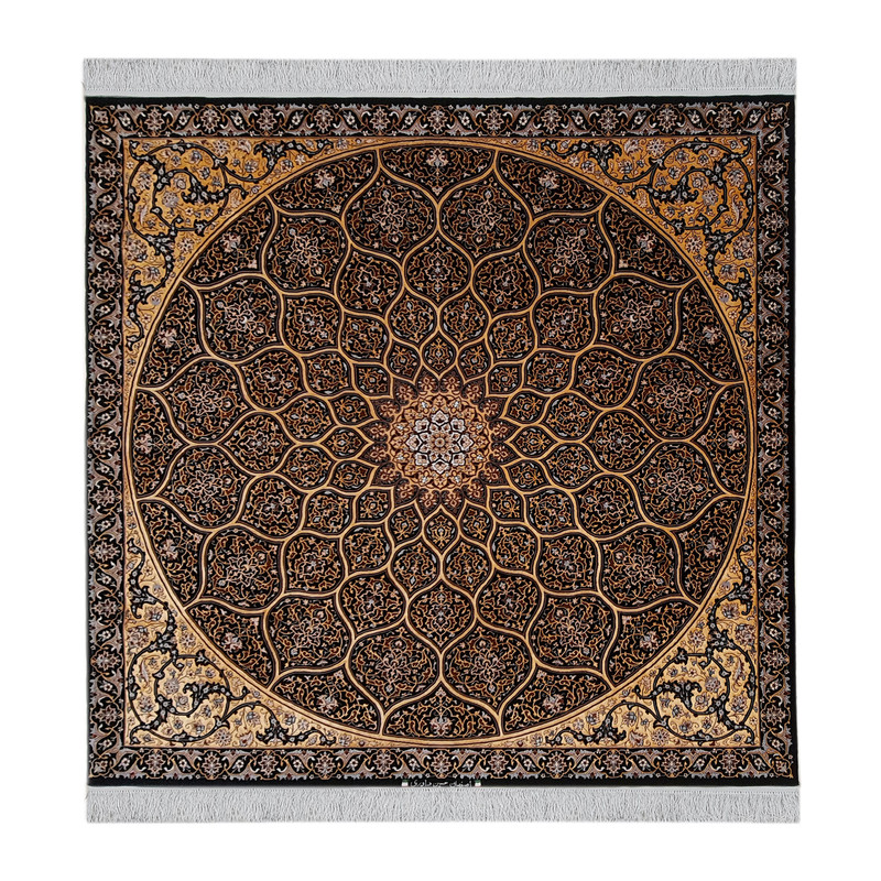 فرش دستبافت چهار متری اصفهان داوری کد 1620