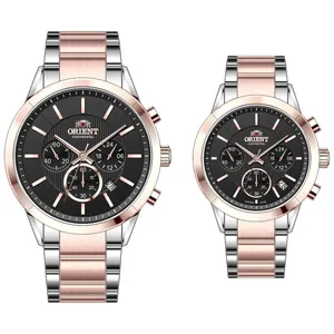 ست ساعت مچی عقربه‌ای کوارتز زنانه و مردانه اورینت کانتیننتال مدل 0106