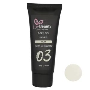 پلی ژل کاشت ناخن لی بیوتی مدل 03 حجم 60 میلی‌لیتر رنگ
شیری