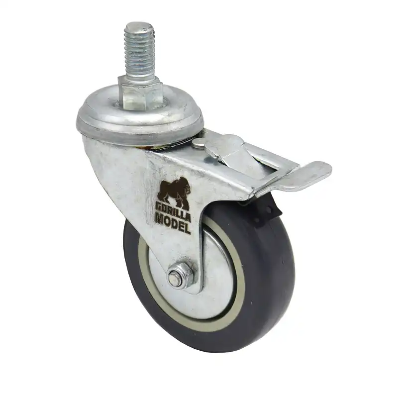 چرخ گردان ترمزدار مدل گوریلا کد YPT-PICHI-LASTICI-75MM