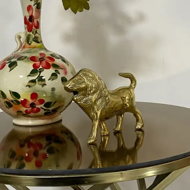 دکوری برنجی مدل شیر829-322g