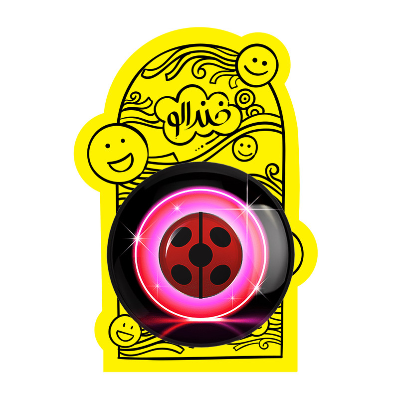 آینه جیبی خندالو طرح دختر کفشدوزکی مدل تاشو کد 25054