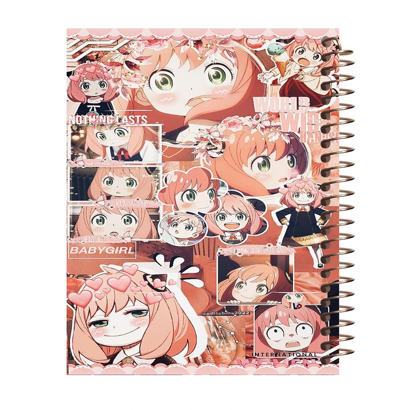 دفترچه یادداشت 100 برگ طرح انیمه Spy x Family مدل انیا کد O193